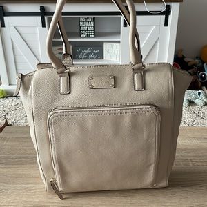 Kate Spade Fernrose Baxter Street Leather Tote
